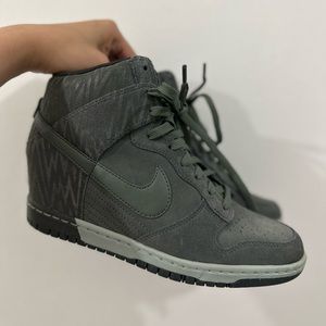 Nike Gray Wedge Sneakers